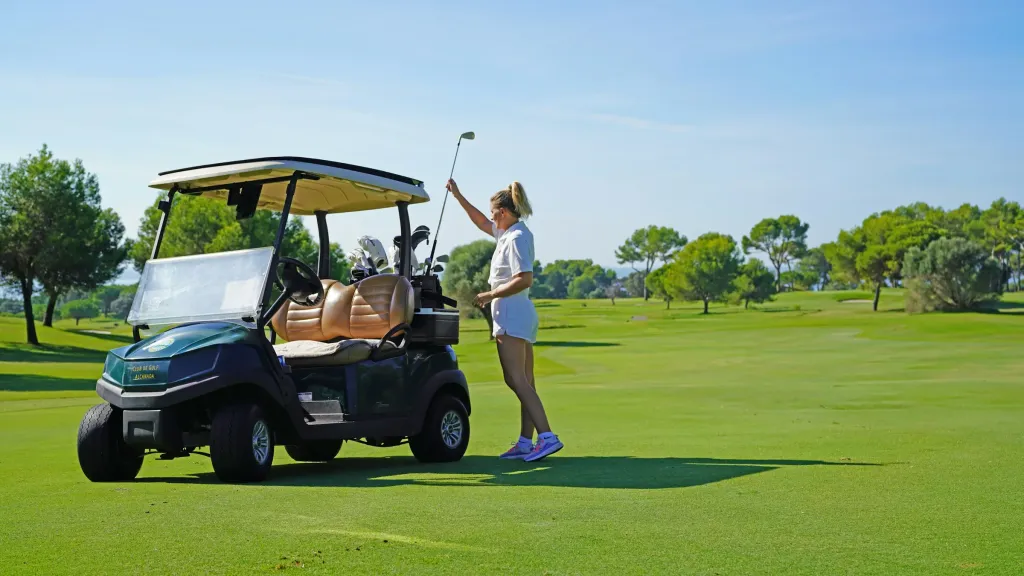 Club Car Tempo en el golf